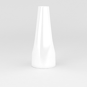 白色陶瓷瓶3d模型