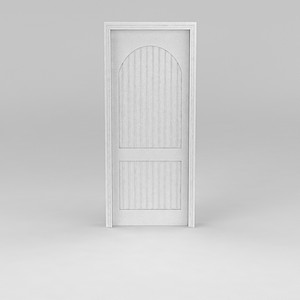 白色室内门3d模型