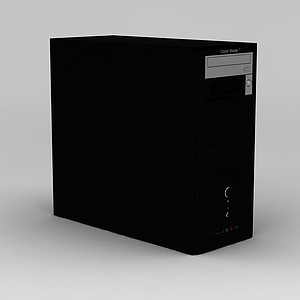 电脑主机3d模型