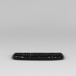 电脑键盘3d模型