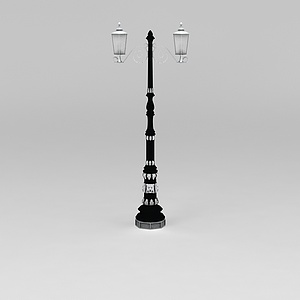 公园路灯3d模型