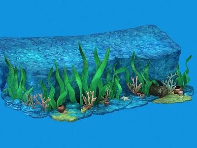 海底珊瑚3d模型3d模型