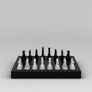 西洋棋3d模型