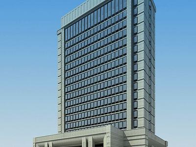 行政办公大楼3d模型3d模型