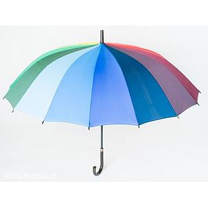 彩虹色雨伞3d模型