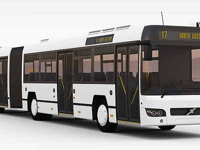 公交车3d模型3d模型