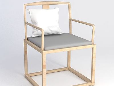 中式椅子3d模型3d模型