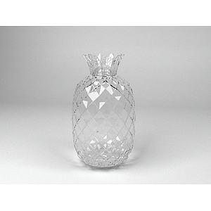 菠萝水晶瓶子3d模型