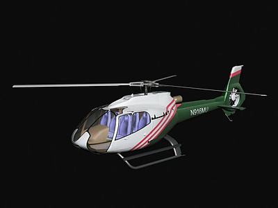 直升飞机3d模型3d模型