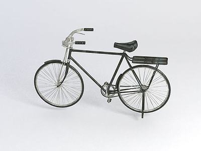 大梁自行车3d模型3d模型