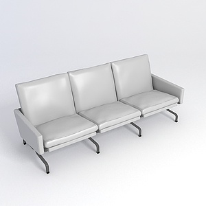 休息排椅3d模型