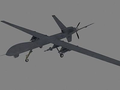 军用无人机3d模型3d模型