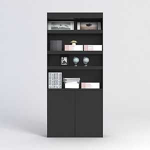 书房柜3d模型