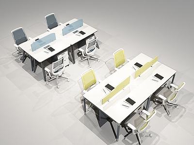 办公桌椅3d模型3d模型