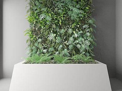 植物墙3d模型3d模型
