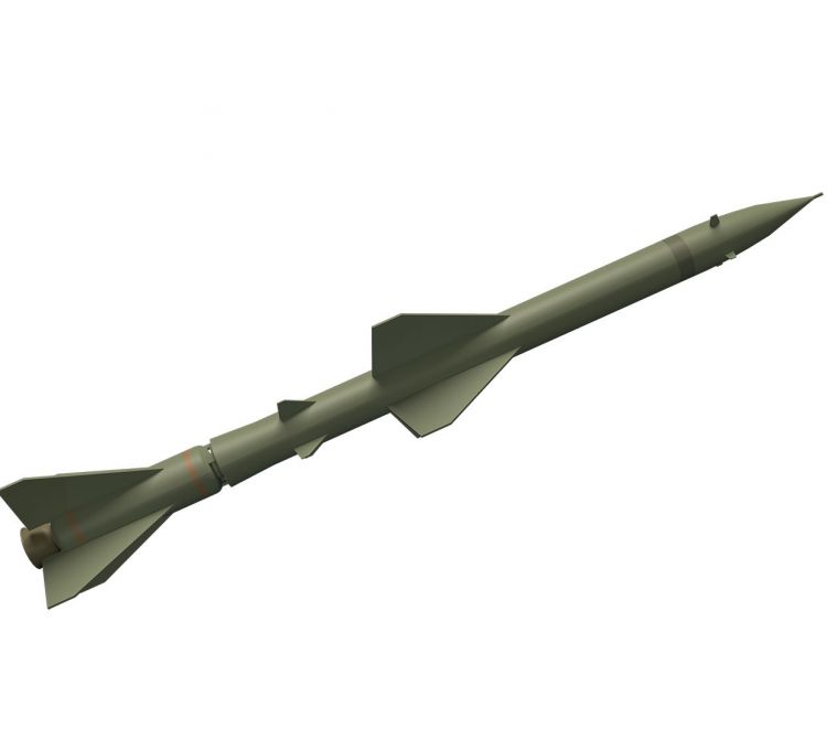 红旗防空导弹模型