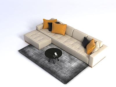 客厅沙发3d模型3d模型