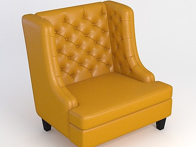 美式客厅沙发3d模型3d模型