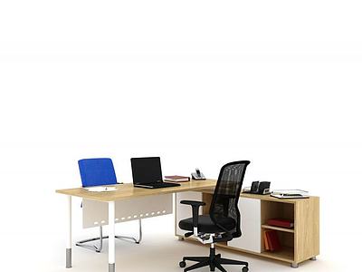 现代办公桌老板桌3d模型3d模型