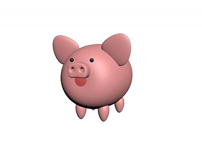 粉红小猪3d模型3d模型