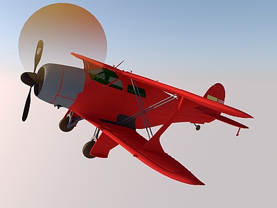 C4D飞机模型