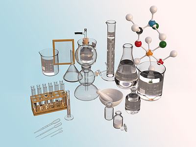 化学实验用品3d模型3d模型
