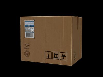 纸箱子3d模型3d模型