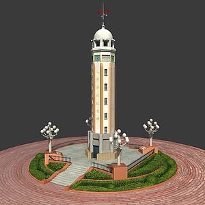 人民解放纪念碑3d模型