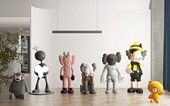 3D玩具公仔布朗熊人偶模型
