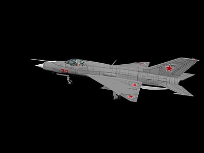 米格21战斗机3d模型3d模型