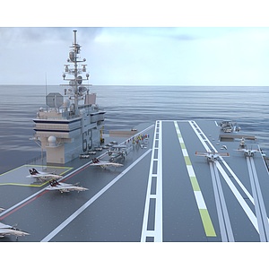 美国海军小鹰级航空母舰3d模型