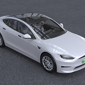 2022款特斯拉新能源汽車3d模型