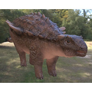 白垩世克氏龙恐龙灭绝生物3d模型