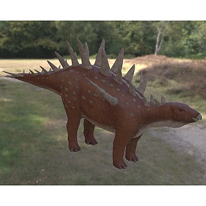 远古灭绝生物恐龙3d模型