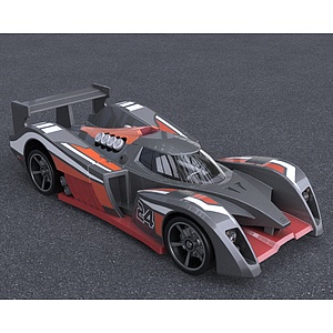 超跑赛车汽车低配版3d模型