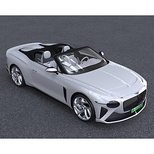 2021宾利穆莱纳汽车低配版3d模型