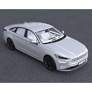 2021款起亚K8汽车低配版3d模型