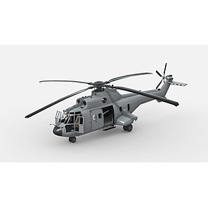 飞机直升机武装直升机3d模型