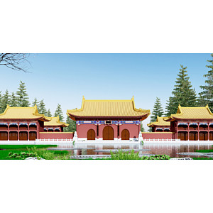 古代宫殿故宫建筑3d模型