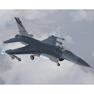 战斗机喷气式多用途战斗机3d模型