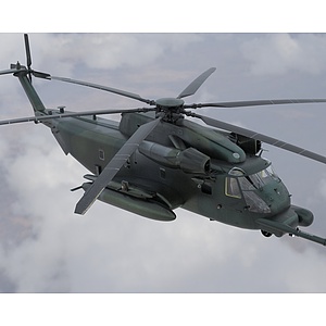 海龙直升机3d模型