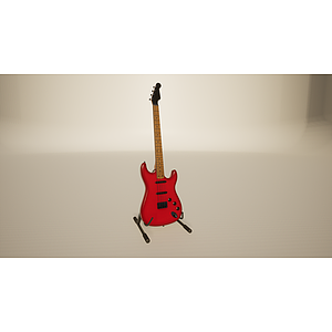 音乐设备乐器贝斯3d模型