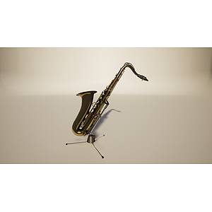 音乐设备乐器萨克斯风3d模型