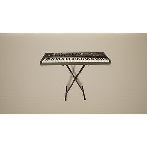 音乐设备乐器电子琴3d模型
