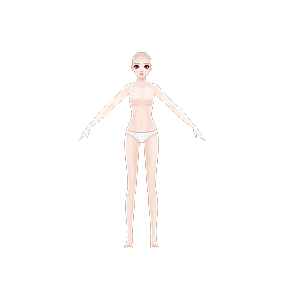 动漫游戏人物角色女裸模3d模型