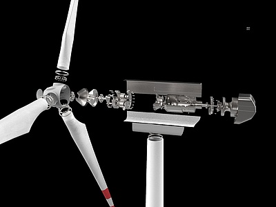 风力发电设备零件3d模型3d模型