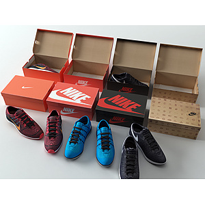 鞋子鞋盒3d模型