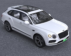 3D宾利添越低配版汽车模型