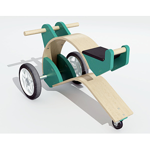 儿童脚踏车3d模型