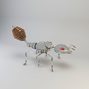 机械蚂蚁玩具3d模型